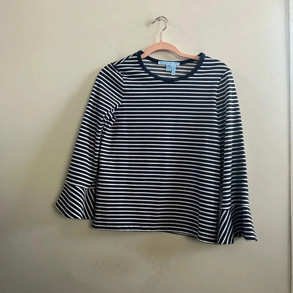 Draper James striped long sleeve blouse XS - Picture 1 of 5